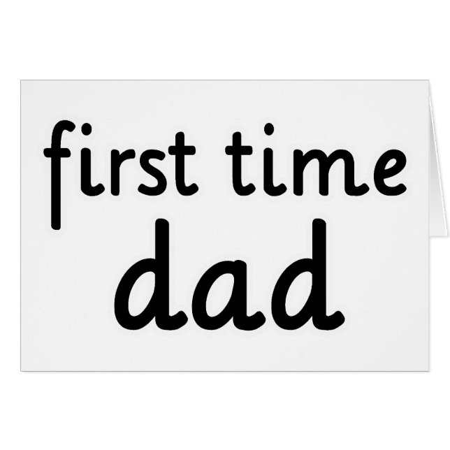 Papá de la primera vez (Anverso (Horizontal))