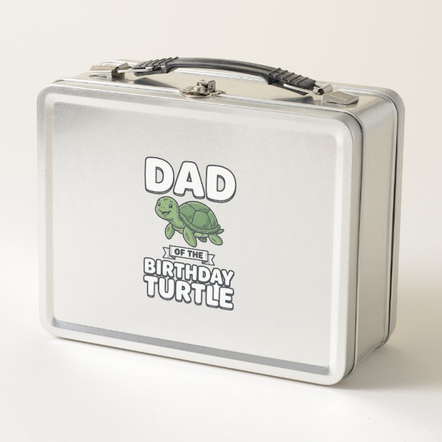 Papá de la tortuga de cumpleaños Diseño divertido  (Anverso)
