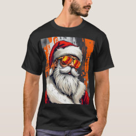 Papá de las camisetas de los hombres de Santa