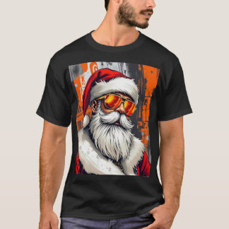 Papá de las camisetas de los hombres de Santa