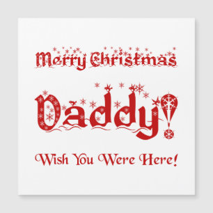 ¡Papá de las Felices Navidad! ¡Deseo usted estaba