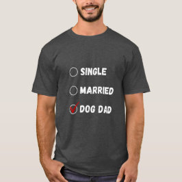 Papá de perro casado, camiseta de perro amante
