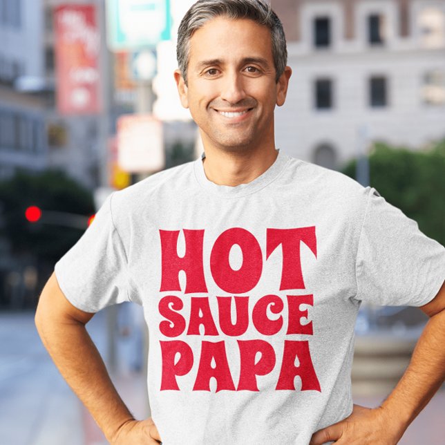 PAPA DE SALSA CALIENTE MENCIONA CAMISETAS DE PADRE (Subido por el creador)