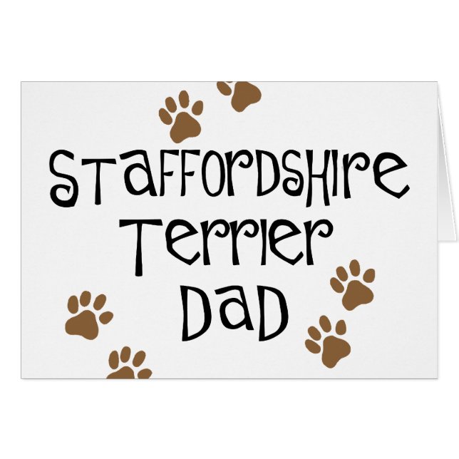 Papá de Staffordshire Terrier (Anverso (Horizontal))