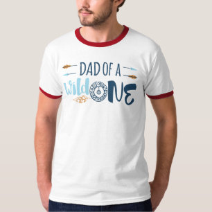 Papá de una una camisa salvaje