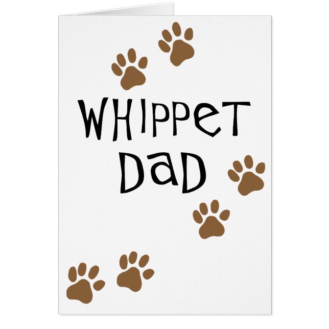 Papá de Whippet para los papás del perro de (Frente)