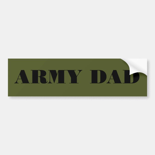 Papá del Ejército de pegatinas de parachoques (Frente)