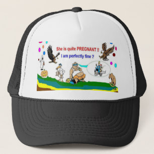 Papá del embarazo a ser gorras especiales