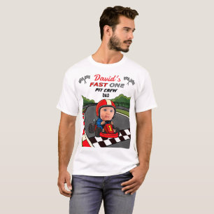Papá del equipo de pit de Fast ONE Camiseta pers