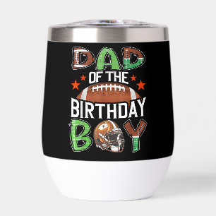 Papá del niño de cumpleaños Fútbol día de partido