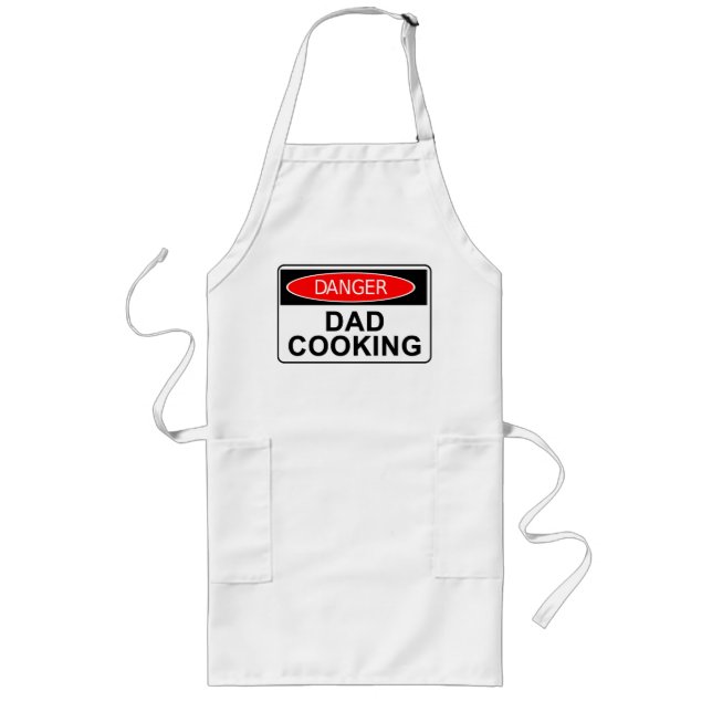 Papá del peligro que cocina el delantal (Frente)