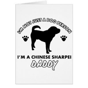 Papá del perro de Shar-pei del chino