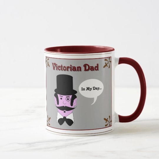 Papá del Victorian "en taza de mi día"