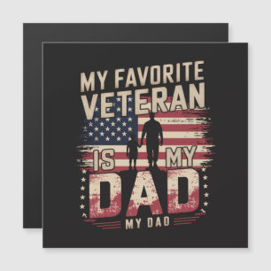 Papá Día del Padre Mi Veterano Favorito