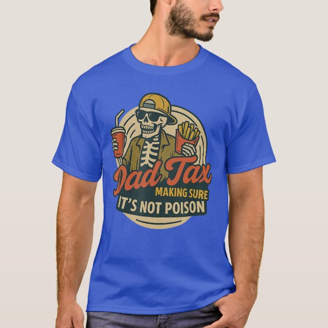 Papá Divertido Camiseta Coordinada Impuesto De Pap (Anverso)