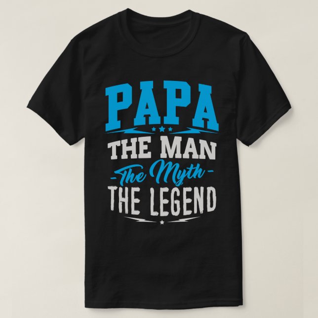 Papá el hombre el mito la camiseta de la leyenda (Diseño del anverso)