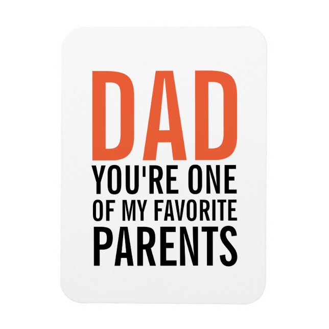 Papá, el imán favorito del Día del Padre Padre (Vertical)