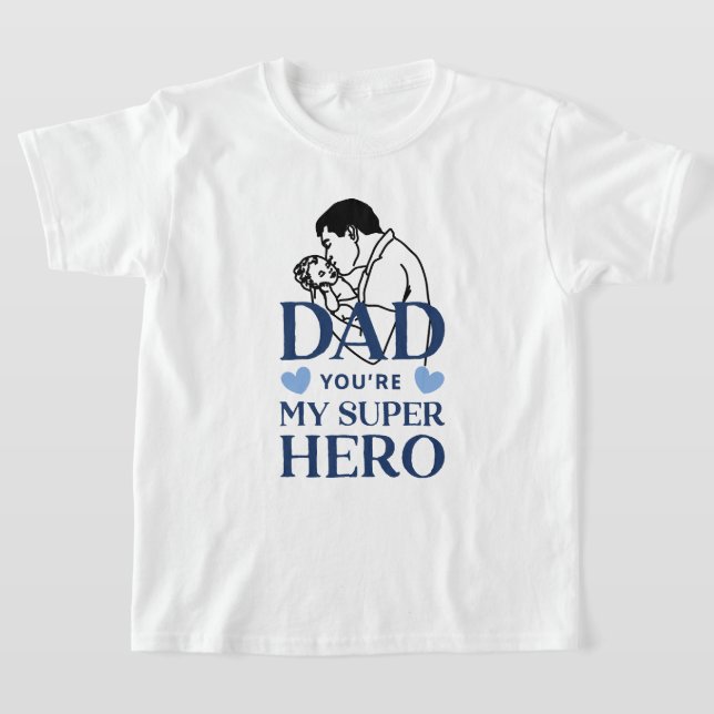 Papá Eres Mi Camiseta de Superhéroe (Distribución)