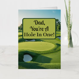 Papá, ¡Eres Un Hoyo En Uno! Green De Golf 2025