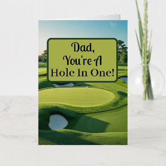 Papá, ¡Eres Un Hoyo En Uno! Green De Golf 2025