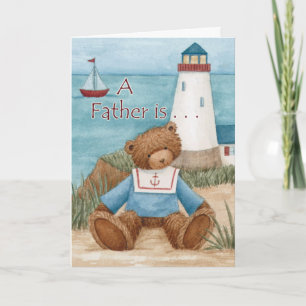 Papá es luz guía - Tarjeta de felicitación