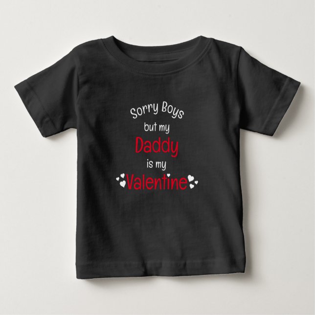 Papá es mi bebé camiseta de San Valentín (Anverso)