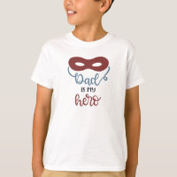 Papá es mi camiseta para niños héroes