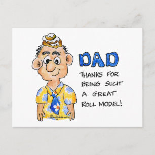 Papá es mi postal modelo ROLL