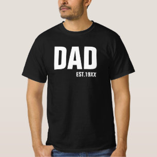 Papá Est Personalizado. Camiseta 19xx
