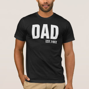 Papá Est Personalizado. Camiseta 19xx