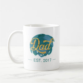 Papá EST. Taza del personalizable el |