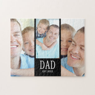 Papá Estableció 3 Rompecabezas de Fotos