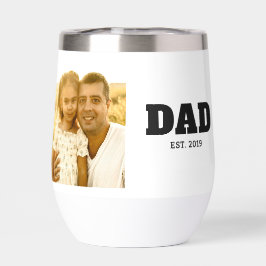 Papá Estableció Audaz Foto Blanca