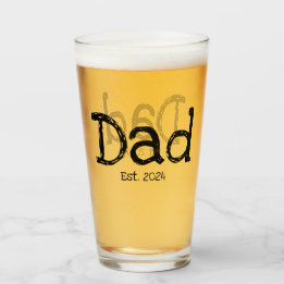 Papá Estableció Cerveza Negra Blanca Negrita