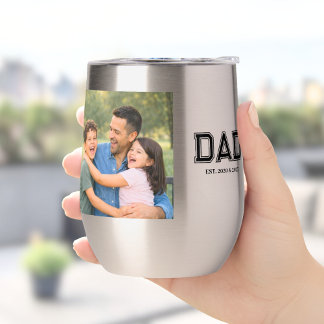 Papá Estableció Foto Tipografía Moderna Nuevo Papá