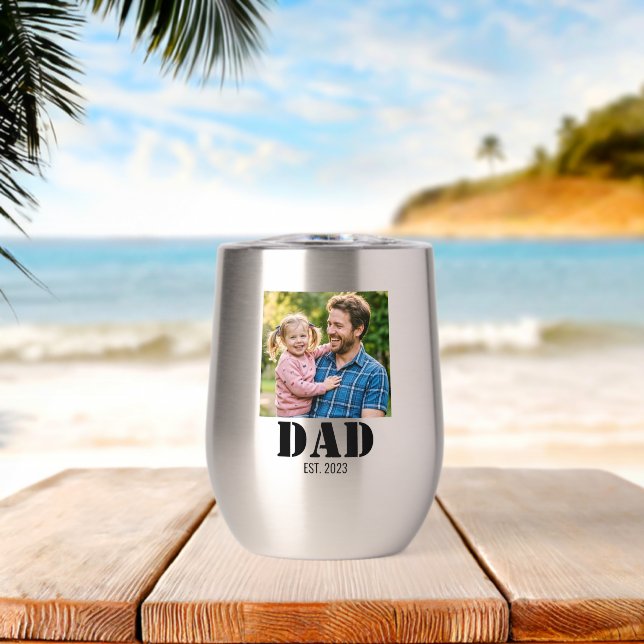 Papá Estableció Fuente Negrita Simple y Fuerte (Playa (girada))