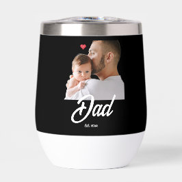 Papá Estableció Regalo Foto Corazón Divertido Guió