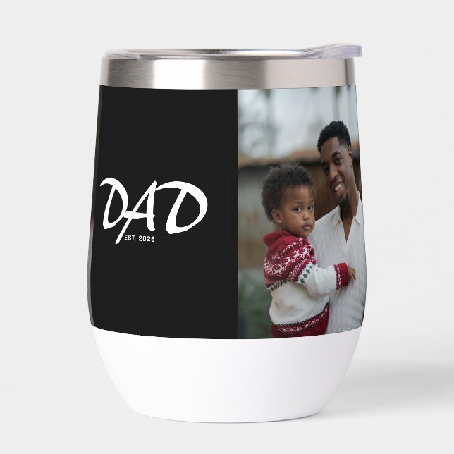 Papá Estableció Script Negro 2 Foto (Izquierdo)