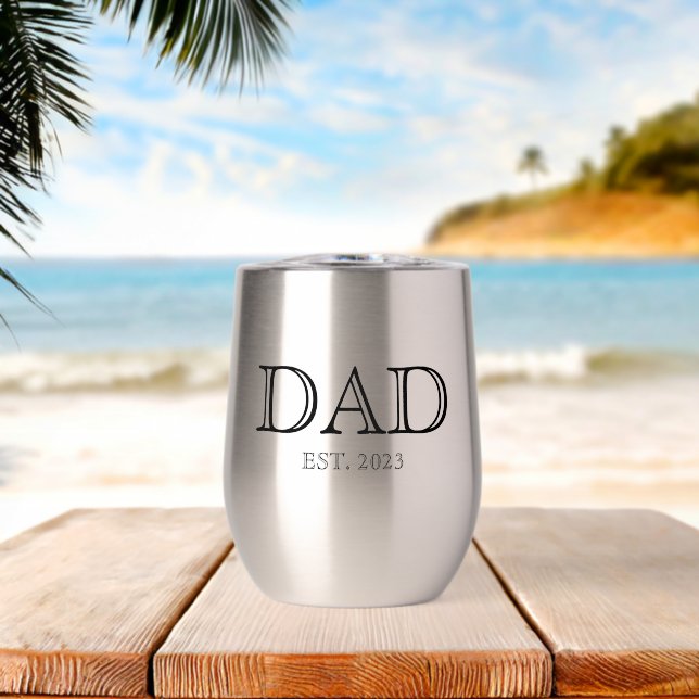 Papá Estableció Simple Moderno Padre  (Playa (girada))