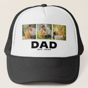 Papá Estableció Sombrero Negro Audaz Foto 3