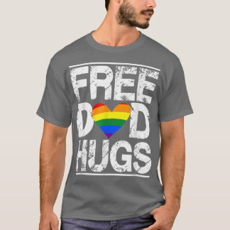 Papá libre abraza a Camisetas con regalo de orgull