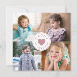 Papá lindo te queremos Collage de fotos