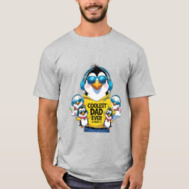Papá más frío de la historia - Camiseta pingüina