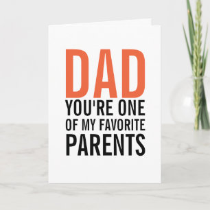 Papá, mi tarjeta del día del padre favorito