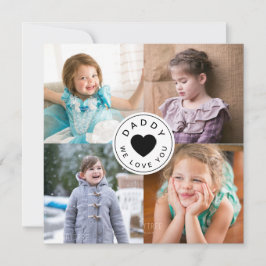 Papá moderno te queremos por el Collage de fotos