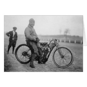 Papa Motorcycle Racer, 1915