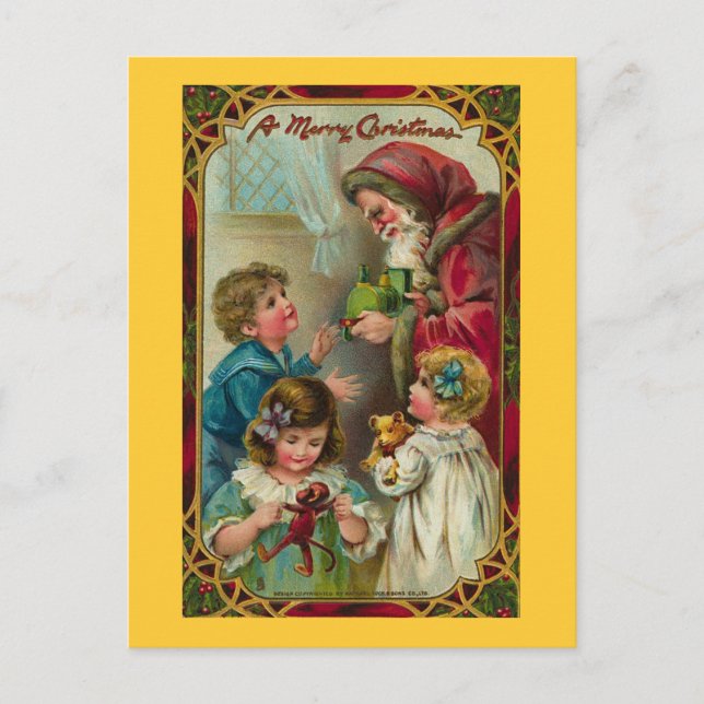 Papá Navidad - Arte de época (Anverso)