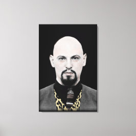 Papa negro en lienzo