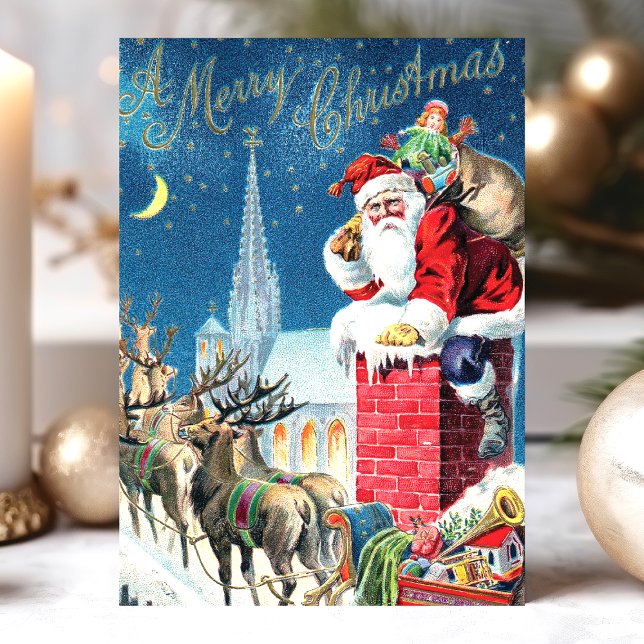 Papá Noel Chimney Feliz Navidad (Subido por el creador)