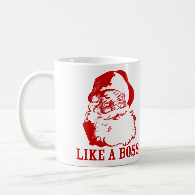 Papá Noel "COMO taza de café del navidad de BOSS" (Izquierda)